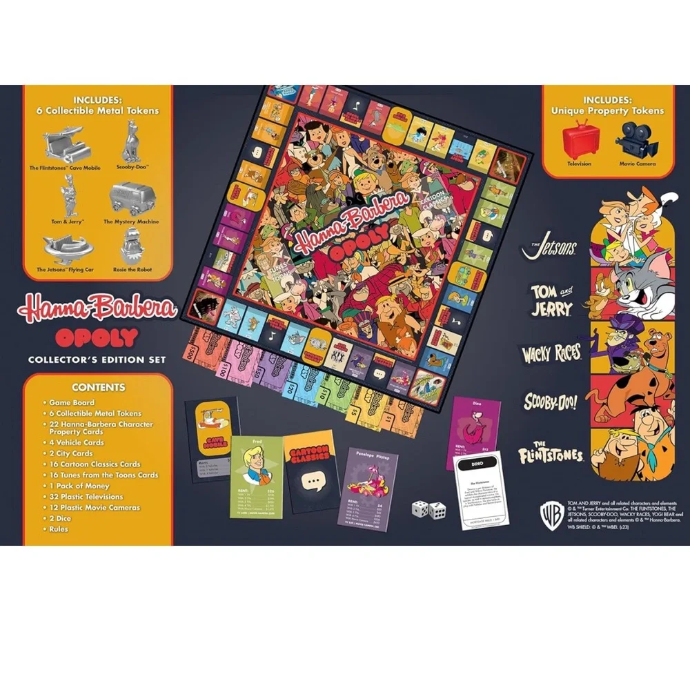 👋 “HANNA-BARBERA OPOLY COLLECTOR’S EDITION BOARD GAME❗️ - Picture 3 of 4